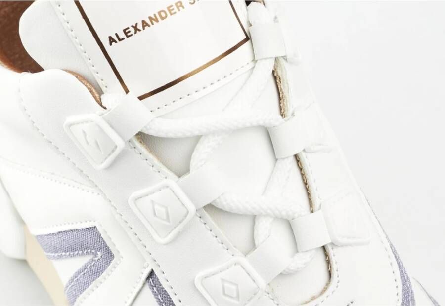 Alexander Smith Moderne Marmer Vrouw Wit Avio Sneaker White Dames
