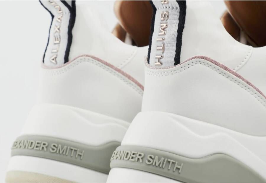 Alexander Smith Moderne Marmer Vrouw Wit Roze Sneaker White Dames