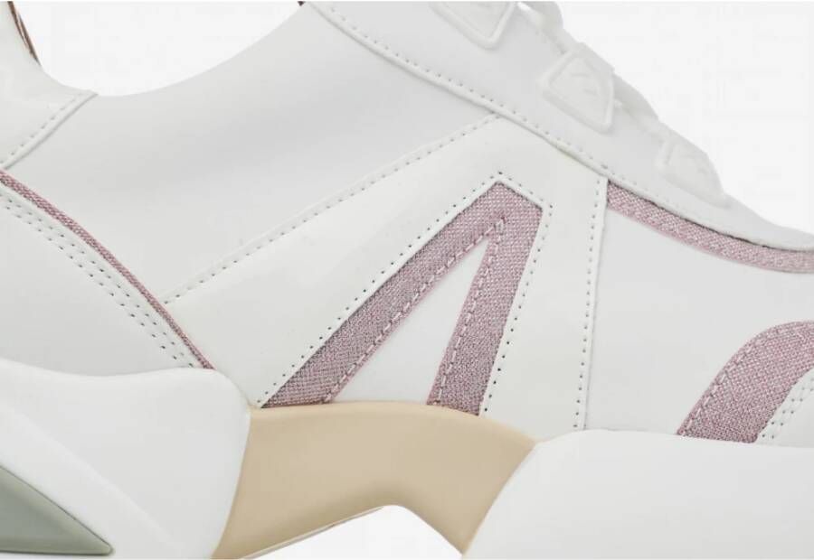 Alexander Smith Moderne Marmer Vrouw Wit Roze Sneaker White Dames