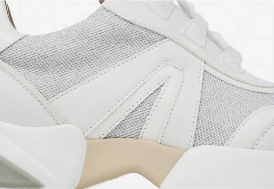 Alexander Smith Moderne Marmer Witte Sneaker White Dames