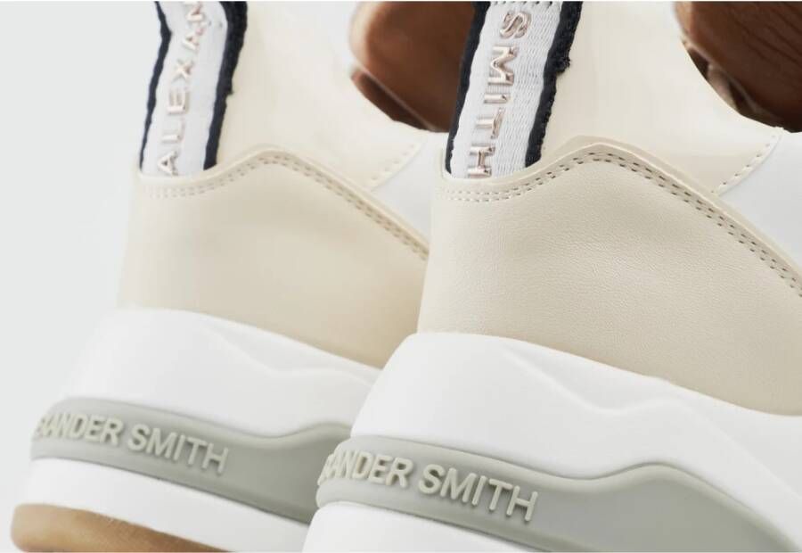 Alexander Smith Moderne Wit Goud Marmer Sneaker White Dames