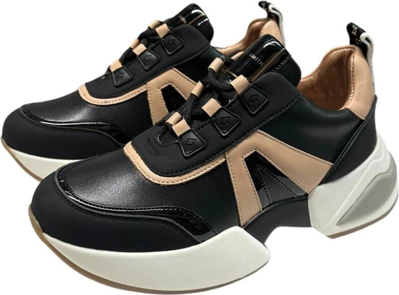 Alexander Smith Pelle Sneaker Black Dames
