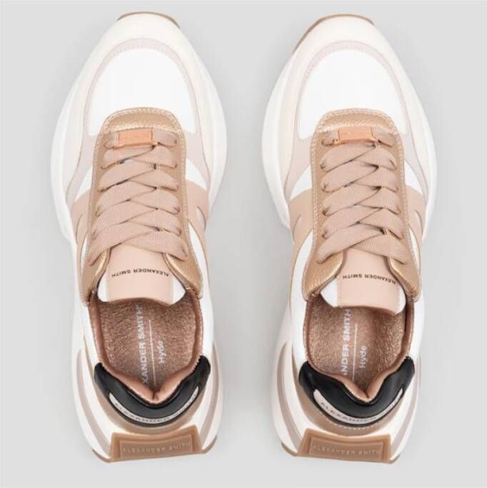 Alexander Smith Platform Sneakers Wit Multicolor Dames