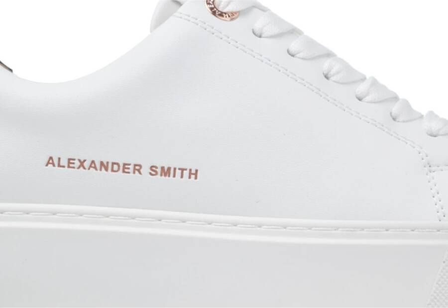 Alexander Smith Londen Vrouw Wit Zwart Sneakers White Dames