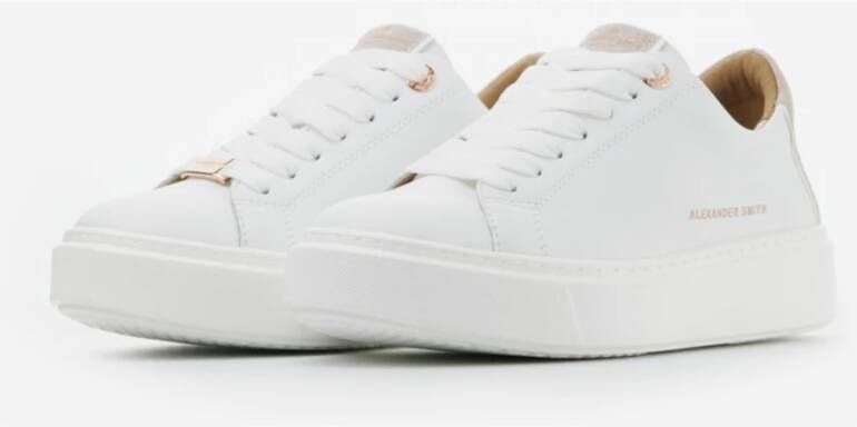 Alexander Smith Londen Vrouw Wit Koper Sneakers White Dames