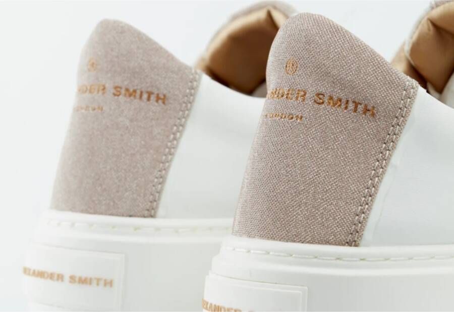 Alexander Smith Londen Vrouw Wit Koper Sneakers White Dames