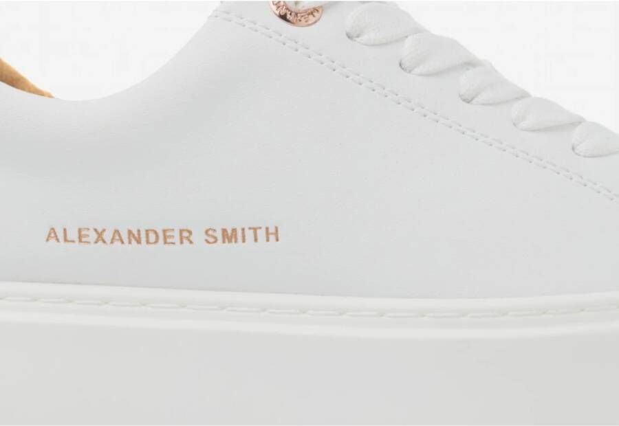 Alexander Smith Londen Vrouw Wit Koper Sneakers White Dames