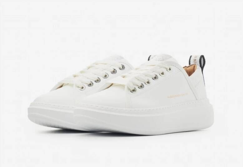 Alexander Smith Sportieve Wit Zilver Sneakers White Dames