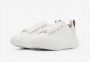 Alexander Smith Witte leren sneakers met blauwe details White - Thumbnail 77