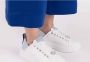 Alexander Smith Witte leren sneakers met blauwe details White - Thumbnail 78