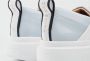 Alexander Smith Witte leren sneakers met blauwe details White - Thumbnail 80