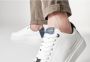 Alexander Smith London Sneakers met Contrasterende Tong en Achterkant Blue Heren - Thumbnail 5