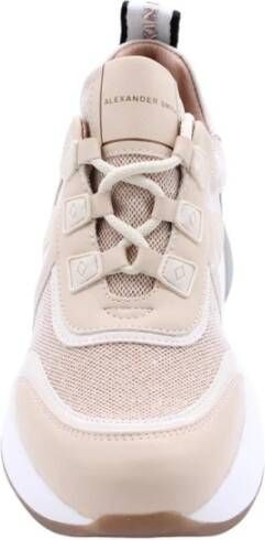 Alexander Smith Stijlvolle frambooskleurige sneakers voor vrouwen Beige Dames
