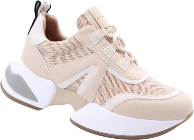 Alexander Smith Stijlvolle frambooskleurige sneakers voor vrouwen Beige Dames
