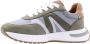 Alexander Smith Militair Groene Runner Sneakers Green Heren - Thumbnail 3