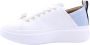 Alexander Smith Witte leren sneakers met blauwe details White - Thumbnail 71