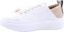 Alexander Smith Witte leren sneakers met blauwe details White - Thumbnail 49