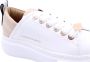 Alexander Smith Witte leren sneakers met blauwe details White - Thumbnail 53