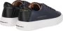 Alexander Smith Blauwe Leren Veterschoenen met Gouden Logo Blauw Heren - Thumbnail 7