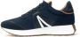 Alexander Smith Blauwe Leren Sneaker Blue Heren - Thumbnail 13