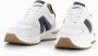 Alexander Smith Witte Blauwe Leren Sneaker White Heren - Thumbnail 4