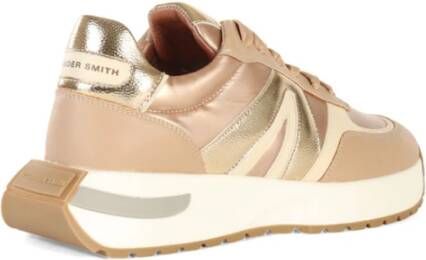 Alexander Smith Sneakers met gelamineerd effect in stof en eco-leer
