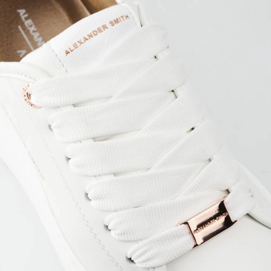 Alexander Smith Witte EcoWembley Sneakers White Dames