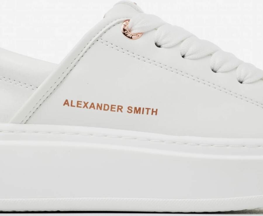 Alexander Smith Witte EcoWembley Sneakers White Dames