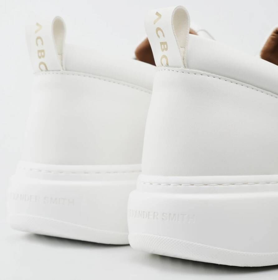 Alexander Smith Witte Vegan Leren EcoWembley Sneakers White Heren