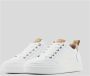Alexander Smith Witte leren sneakers met blauwe details White - Thumbnail 85