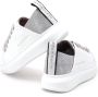 Alexander Smith Witte Zilveren Leren Sneaker White Dames - Thumbnail 4