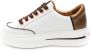 Alexander Smith Witte Leren Sneakers met Bronzen Details White Dames - Thumbnail 4