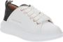 Alexander Smith Leren Sneaker Wit Zwart White Dames - Thumbnail 2