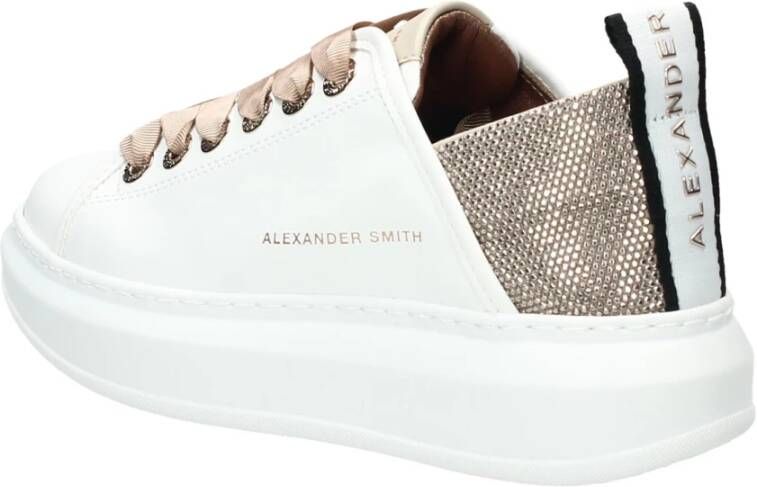 Alexander Smith Wembley Leren Sneakers voor Dames White Dames - Foto 8