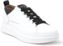 Alexander Smith Leren Sneaker met Contrast Inzetstukken White Heren - Thumbnail 4