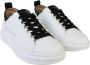 Alexander Smith Leren Sneaker met Contrast Inzetstukken White Heren - Thumbnail 8