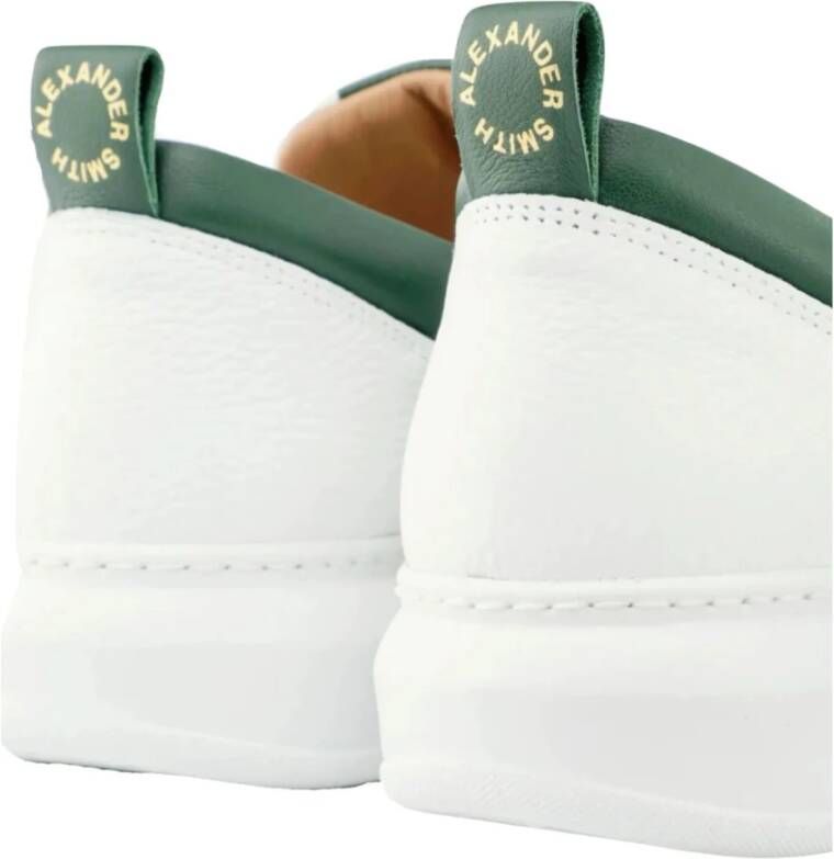 Alexander Smith Sneakers Wit Groen Herfst Winter 2023 2024 White Heren