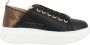 Alexander Smith Leren Sneakers voor Mannen en Vrouwen Black Dames - Thumbnail 2