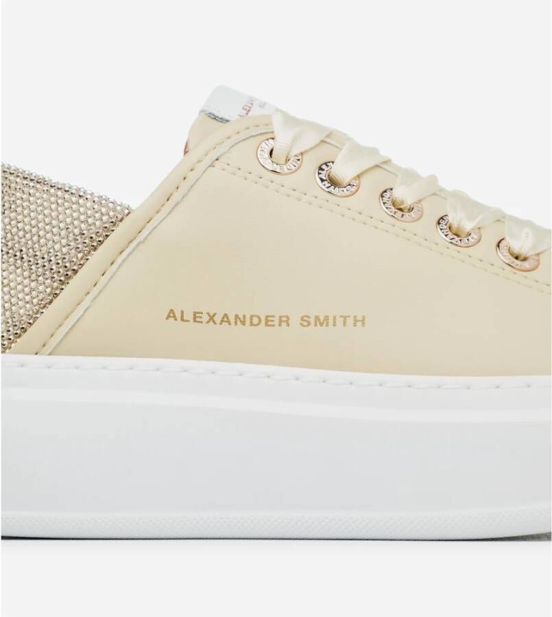 Alexander Smith Sportieve en Elegante Sand Goud Sneakers Multicolor Dames