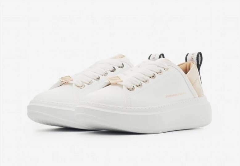 Alexander Smith Wembley Woman White Nude Sneakers White Dames