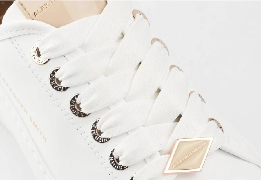 Alexander Smith Wembley Woman White Nude Sneakers White Dames