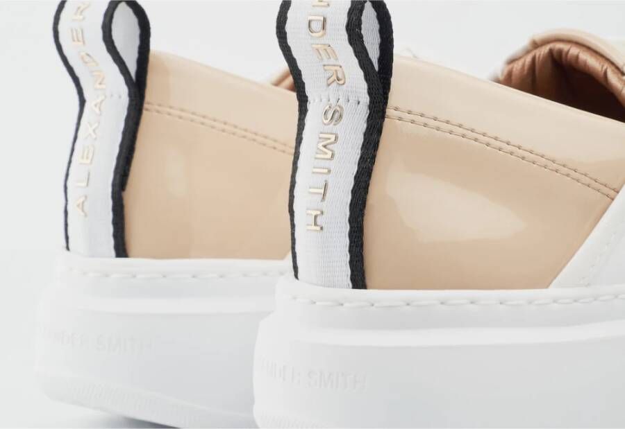 Alexander Smith Wembley Woman White Nude Sneakers White Dames