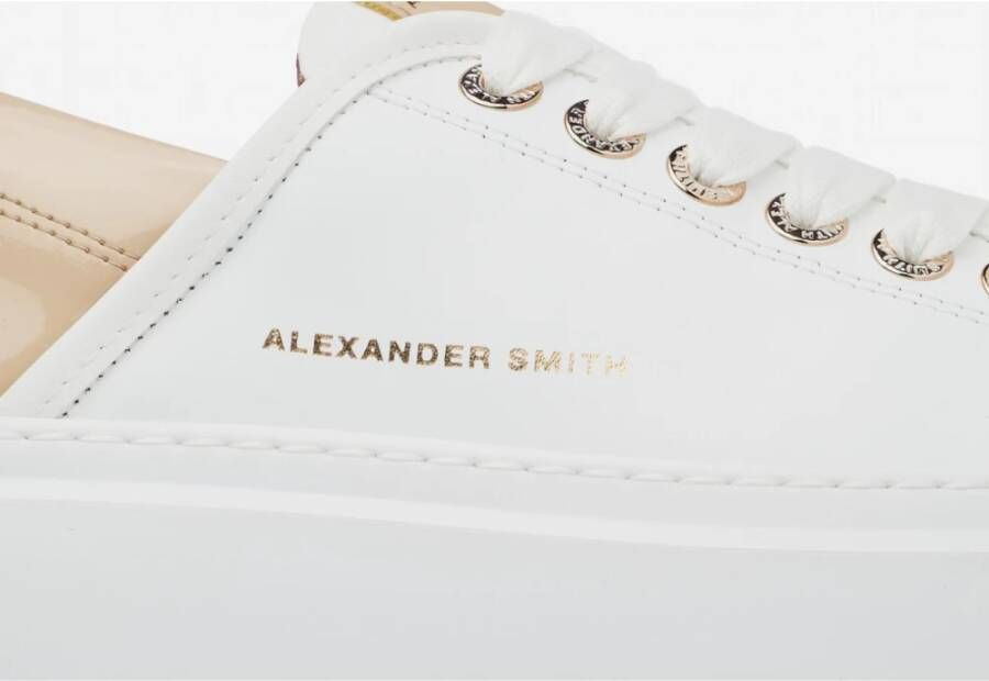 Alexander Smith Wembley Woman White Nude Sneakers White Dames