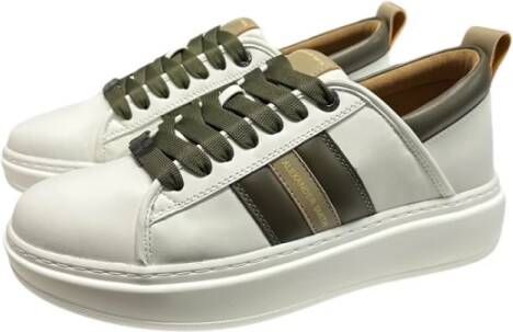 Alexander Smith Synthetische Sneaker White Heren