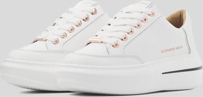 Alexander Smith Trendy Witte Sneakers White Dames