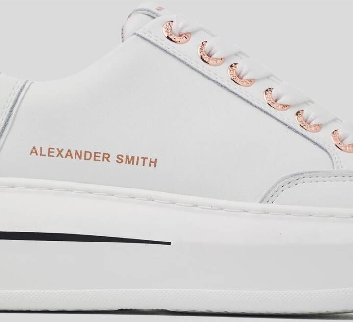 Alexander Smith Trendy Witte Sneakers White Dames