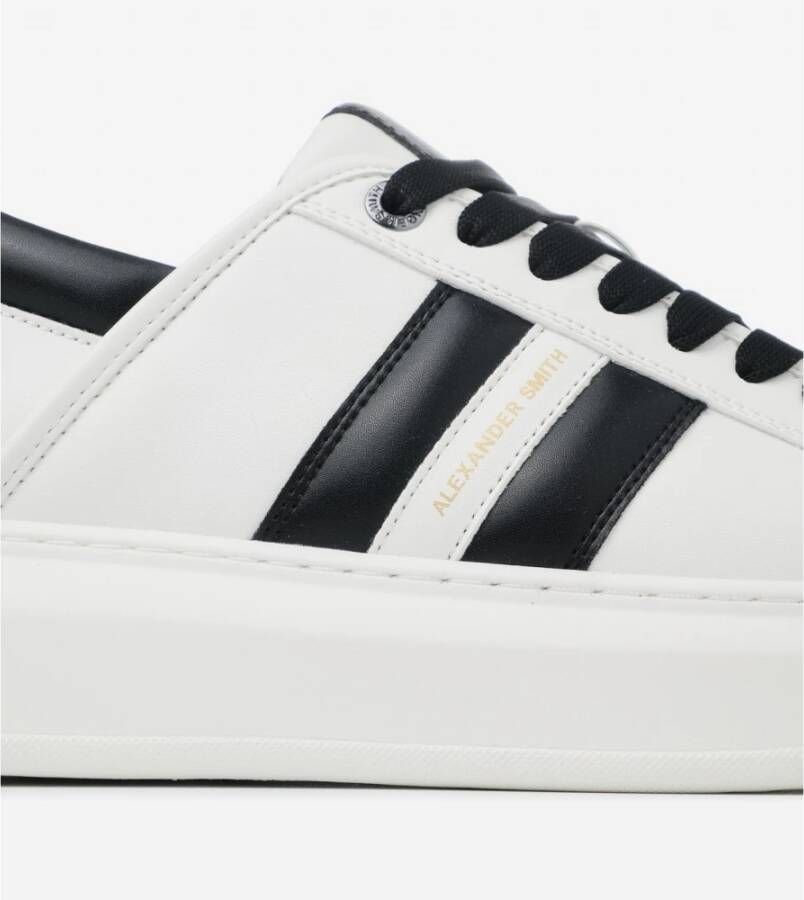 Alexander Smith Wembley Groene Sneakers met Zwarte Details White Heren