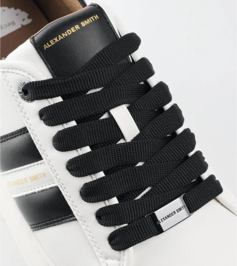 Alexander Smith Wembley Groene Sneakers met Zwarte Details White Heren