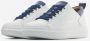 Alexander Smith Wembley Heren Wit Blauw Sportieve Leren Sneakers White Heren - Thumbnail 2
