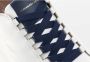 Alexander Smith Wembley Heren Wit Blauw Sportieve Leren Sneakers White Heren - Thumbnail 4